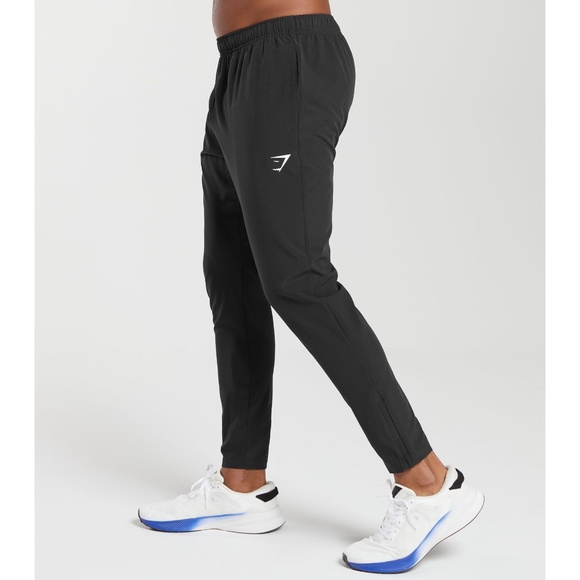 Gymshark Black Arrival Woven Jogger Pants Slim Fit Medium - Picture 1 of 15
